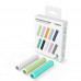 Stoyobe Silicone Holder - Apple Pencil 1 / Apple Pencil 2 / Huawei M-Pencil tok - Türkiz / világoszöld / fehér 3db