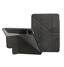 SwitchEasy VIVAZ Folding  - iPad Pro 11 (2021-2018) / Air 5 / Air 4 (2022/2020) tok levehető előlappal - fekete / átlátszó