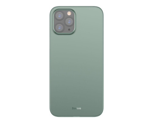 Baseus Ultra Thin 0.4mm - iPhone 12 Pro Max ultravékony tok - áttetsző / zöld