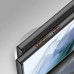 DuxDucis Fino - Samsung Galaxy S22 Ultra tok szövet borítással -  fekete