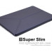 Khomo Slim Origami ST - iPad 9.7" (2020) tok - áttetsző / kék