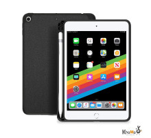 Khomo Strong Cover - iPad mini 5 (2019) / iPad mini 4 hátlapi tok Apple Pencil tartóval - sötétszürke