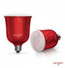 Sengled Pulse - sztereo JBL Bluetooth hangszóróval egybeépített LED lámpa szett (2db) - piros