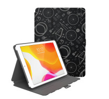Speck Balance Folio - iPad Air 3 (2019) / iPad Pro 10.5" tok - fekete / szürke mintás (SÉRÜLT, utolsó darab)