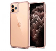 Spigen Crystal Flex - iPhone 12 Mini szilikon tok - rózsaszín / átlátszó