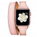 Tech-Pro LongCharm- Apple Watch 1/2/3/4/5 (42/44 mm) bőrszíj - pink / arany