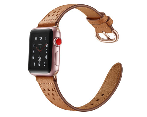 Tech-Pro Milano - Apple Watch 38 / 40 mm bőrszíj - barna