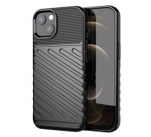 Thunder Rugged Case - iPhone 13 Mini ütésálló tok - fekete