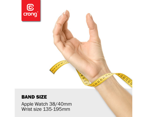 Crong Liquid - Apple Watch (42/44/45mm) sport szíj - lila