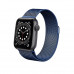 Crong Milano Steel - Apple Watch (38/40/41) milánói fém szíj  - navykék