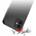 DuxDucis Fino - iPhone 11 tok szövet borítással - fekete