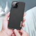 DuxDucis Fino - iPhone 13 Pro tok szövet borítással - szürke