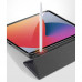 DuxDucis Domo - iPad Pro 12.9 (2022/2021) tok Apple Pencil tartóval - fekete