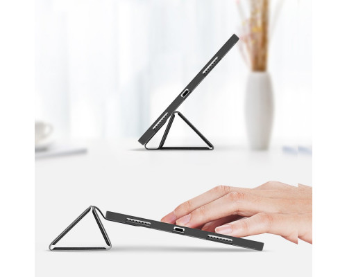 DuxDucis Osom - iPad Pro 11” (2022/2021) tok Apple Pencil tartóval - fekete
