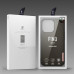DuxDucis Fino - iPhone 13 Pro tok szövet borítással - oliva / szürke