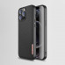 DuxDucis Fino - iPhone 13 Pro Max tok szövet borítással - fekete