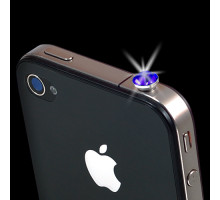 iPhone diamond fülhallgató csatlakozó védő dugó - kék