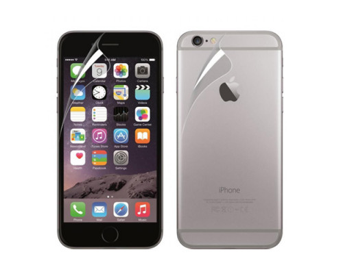 iPhone 6 Plus / 6S Plus kijelzővédő fólia - előre és hátulra / fényes