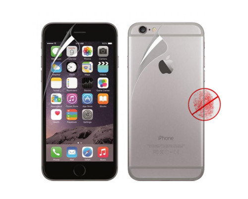 iPhone 6 Plus / 6S Plus kijelzővédő fólia - előre és hátulra / matt