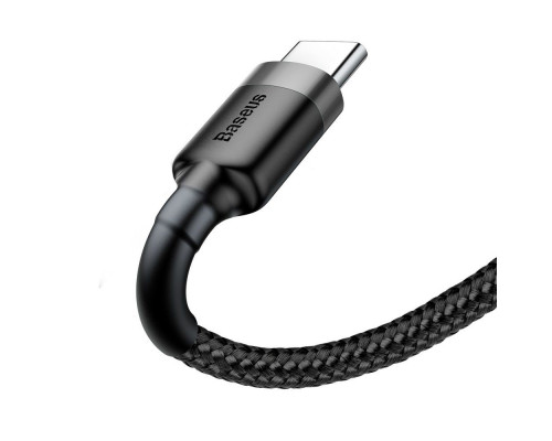 Baseus Cafule Strong - USB Type-C kábel - szürke / fekete 3m