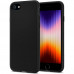 Spigen Liquid Crystal - iPhone SE (2022/2020) / iPhone 8 / 7  tok - fekete / matt
