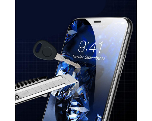 Hofi GlassPro Full - iPhone 12 Pro Max teljes felületű kijelzővédő üveg - fekete