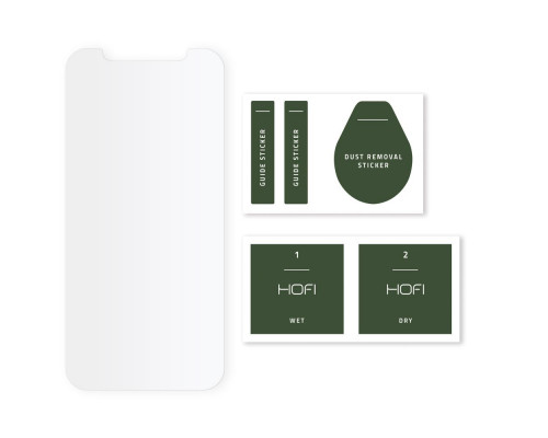 Hofi Hybrid Glass 0.20 mm - iPhone 12 Pro Max kijelzővédő üveg