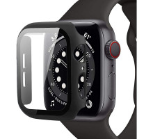 Tech-Pro Defense 360 - Apple Watch 4/5/6/SE (40mm) ütésálló tok üveggel - fekete