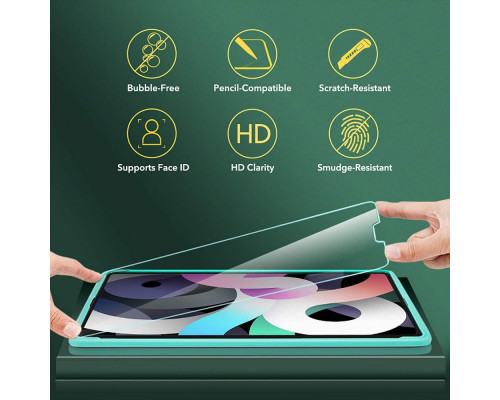 ESR Glass 0.33 mm - iPad Mini 6 (2021) kijelzővédő üveg + felhelyező keret