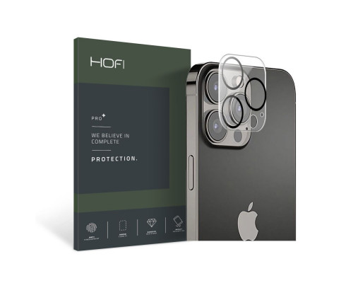Hofi Cam Pro - iPhone 13 Pro / iPhone 13 Pro Max kamera lencse védő borítás - átlátszó