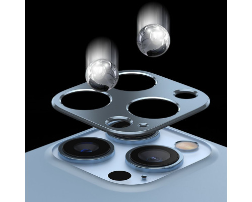 Hofi Alucam Pro - iPhone 13 Pro / iphone 13 Pro Max lencsevédő borítás - kék