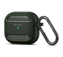 Spigen Rugged Armor - Apple AirPods 3 (2021) ütésálló tok - zöld