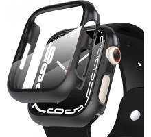 Tech-Pro Defense 360 - Apple Watch 8 / Watch 7 (45mm) ütésálló védőkeret üveggel - fekete