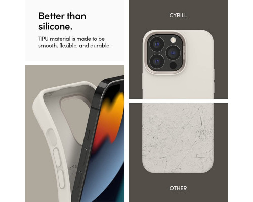 Spigen Cyrill Color Brick - iPhone 13 Pro Max tok - krém