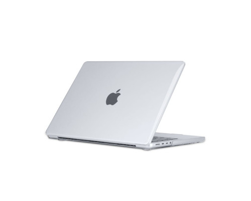 Tech-Pro SmartShell - MacBook Pro 14" M1 / M1 Max (2021/2022) tok - átlátszó / fényes