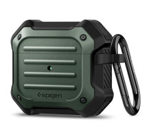 Spigen Tough Armor - Apple AirPods 3 (2021) ütésálló tok - katonai zöld
