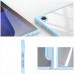 DuxDucis Toby Armed - Samsung Galaxy TAB A8 10.5" X200 / X205 ütésálló tok - világoskék / átlátszó