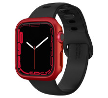 Spigen Thin Fit - Apple Watch 7 (45mm) védőkeret - piros