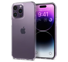Spigen Liquid Crystal - iPhone 14 Pro Max szilikon tok - átlátszó