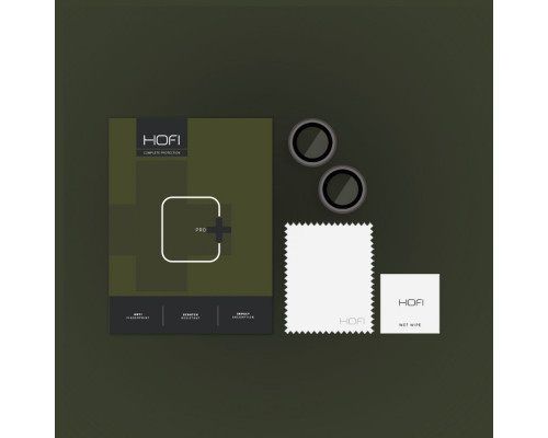 Hofi CamRing Pro - iPhone 14 / iPhone 14 Plus lencsevédő borítás - fekete