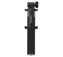Spigen S530W Bluetooth Selfie Stick - univerzális szelfibot bluetooth kioldóval - fekete	