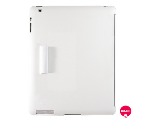 Ozaki iCoat Wardrobe+ iPad 2 /  iPad 3 / iPad 4 kemény hátlap tok - fehér