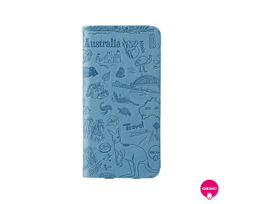 Ozaki O!coat Travel - iPhone 6 / 6S kinyitható bőrtok - Sydney
